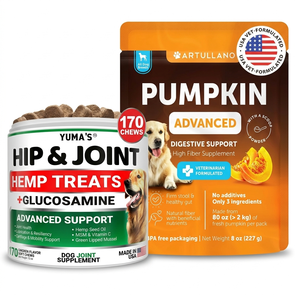K9Glow Mobility Treats + Joint Powder Bundle – Advanced Combo Pack