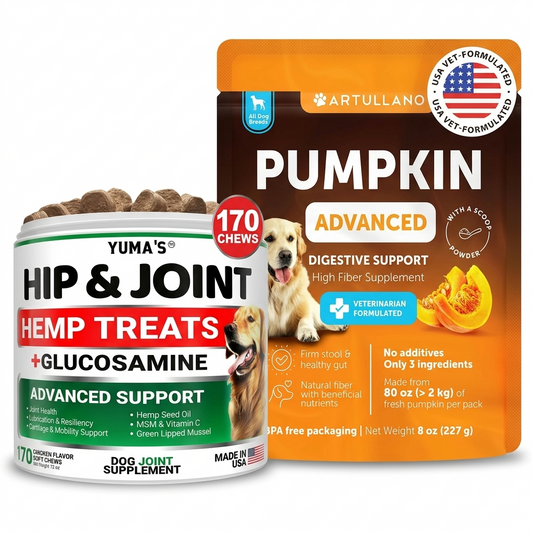 K9Glow Mobility Treats + Joint Powder Bundle – Advanced Combo Pack